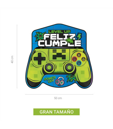 Piñata GAMER Feliz Cumple  1 Unidad