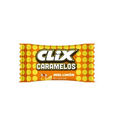 Caramelos Miel Limón Sin Azúcar CLIX 20 Paquetes