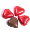 Corazones Rojos de Chocolate con Leche DOLCI MOMENTI 1 kg