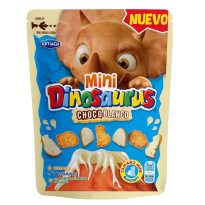 Mini Galletas DINOSAURUS Choco Blanco 100 Gramos