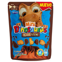 Mini Galletas DINOSAURUS Choco Leche 100 Gramos