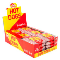 Hot Dog Bubble Gum Chicle CAMELOT 24 Unidades