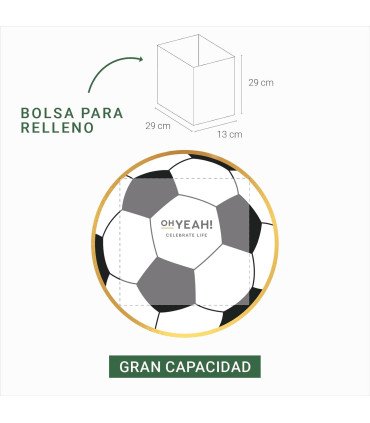 Piñata BALÓN FÚTBOL 1 Unidad