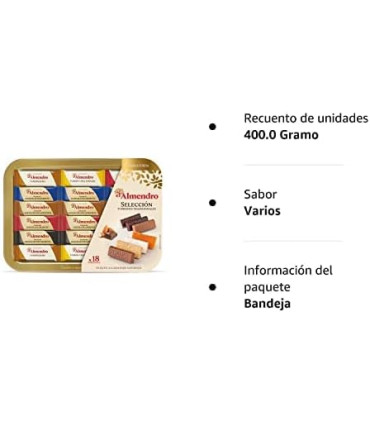 Bandeja Selección Turrones EL ALMENDRO 400 Gr