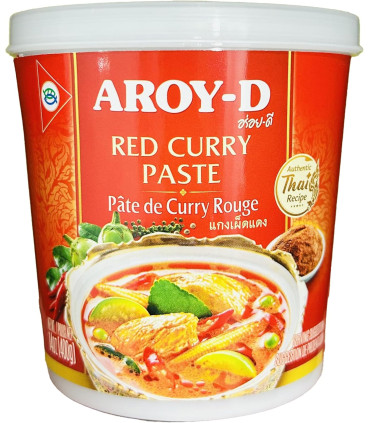 Pasta de Curry Rojo AROY-D 400 Gramos