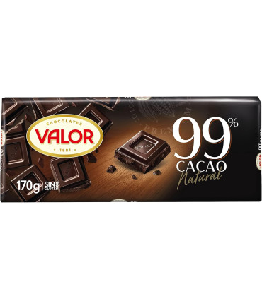 Chocolate Negro 99% VALOR 170 GR