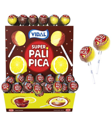 Super Pali Pica Cola Limón  VIDAL 100 Unidades