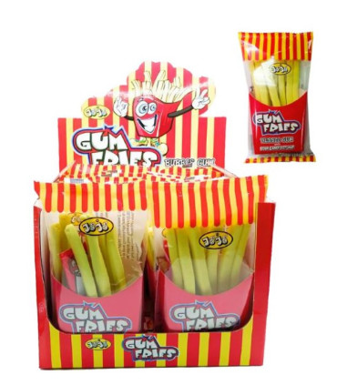 Gum Fries Bubble Gum Patatas Fritas Chicle BFC 12 Unidades