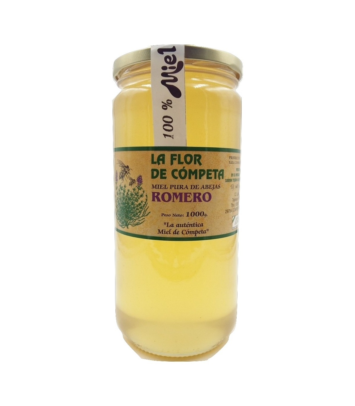 Miel de abeja - Variedad Romero 1 kg