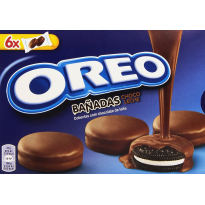 Oreo Bañadas Chocolate Blanco 6 bolsas x 2 unidades