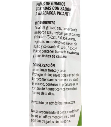 Pipas girasol Rodeo sabor barbacoa picante - 200gr